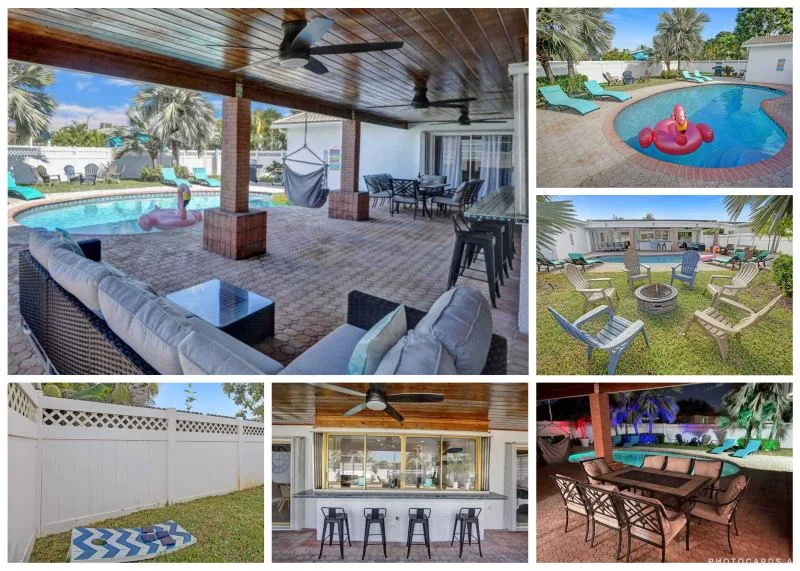 Roosevelt Villa - Heated Pool, Game Room - Hollywood, FL