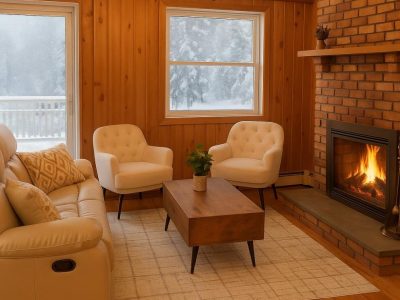 The Serene Getaway - Private, spotless Catskills getaway with hotel-style beds and winter charm