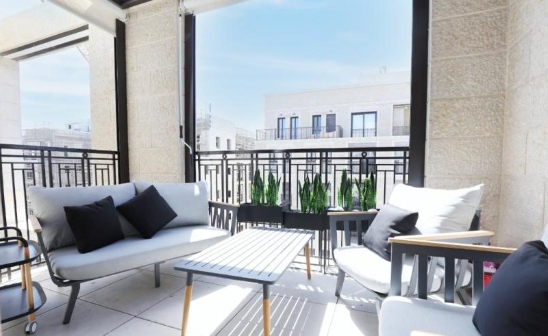 Ivory Apt, Deck - Geula, Jerusalem Estates