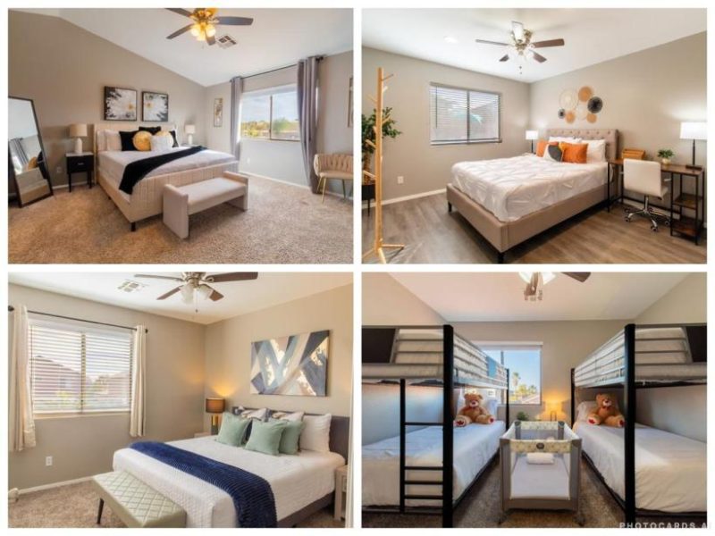 Ember Villa, Heated Pool, Fire-Pit, Work Station, Casa Grande, AZ